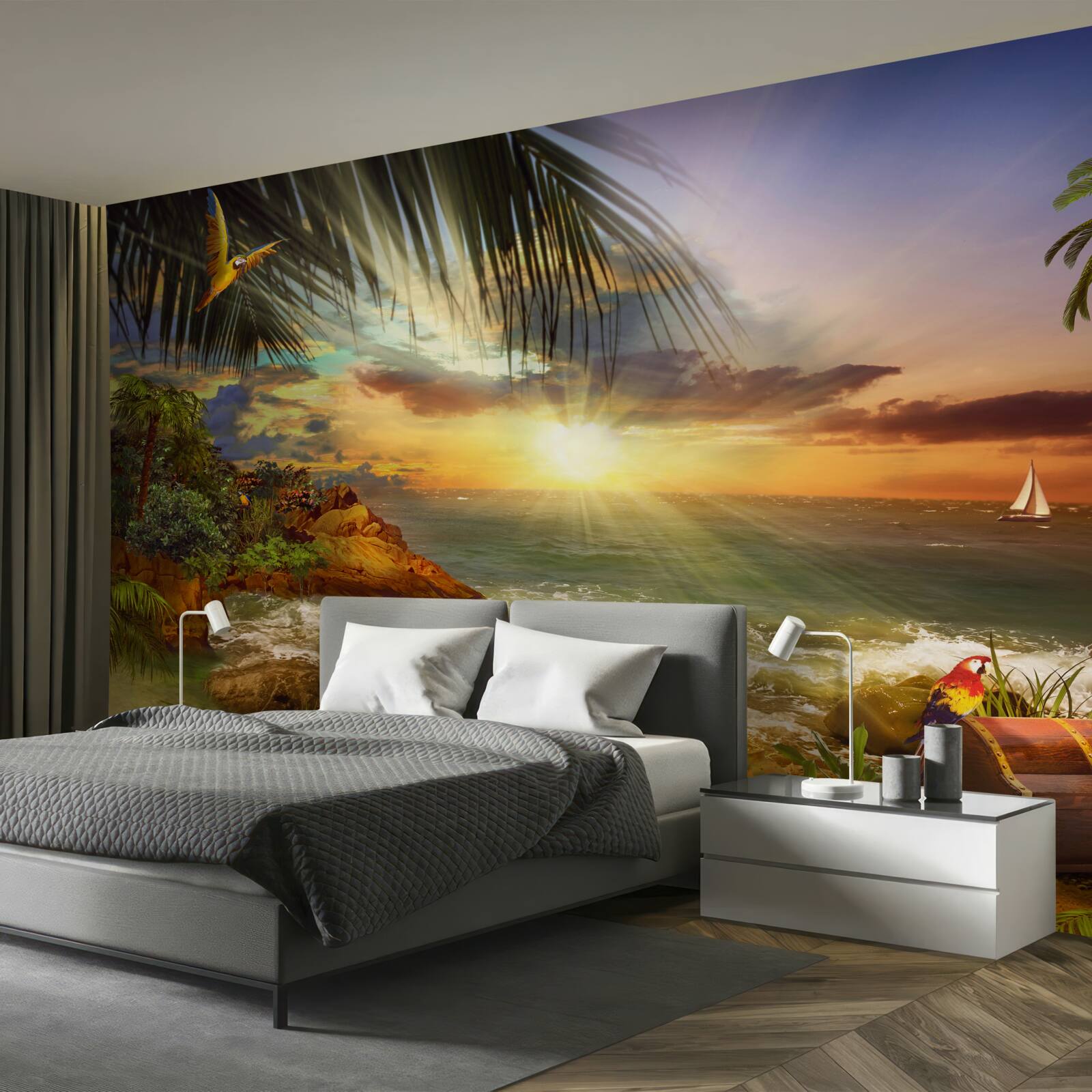 Fototapeta lagúna na slnku