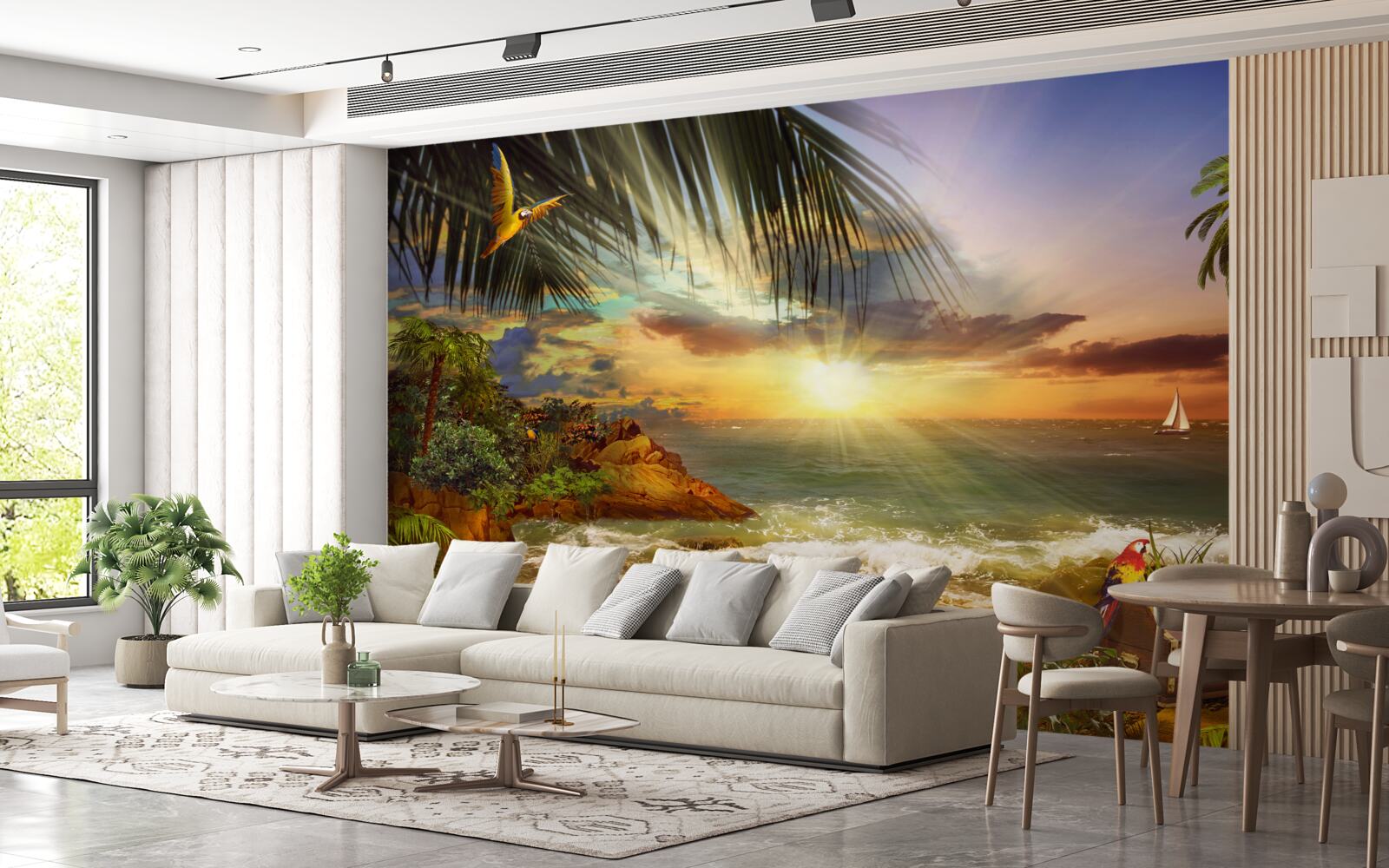 Fototapeta lagúna na slnku