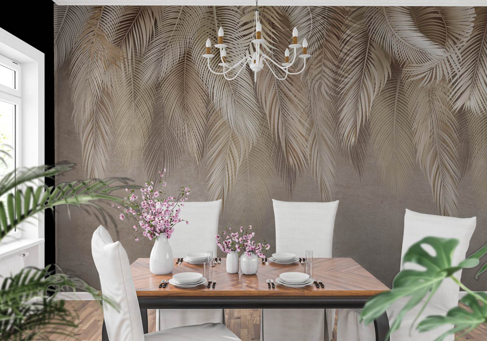 Fototapeta tapety, perie a ružová farba