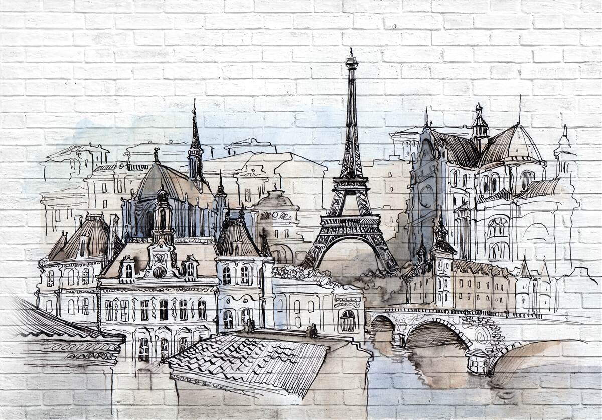 Fototapeta mesto z tehál