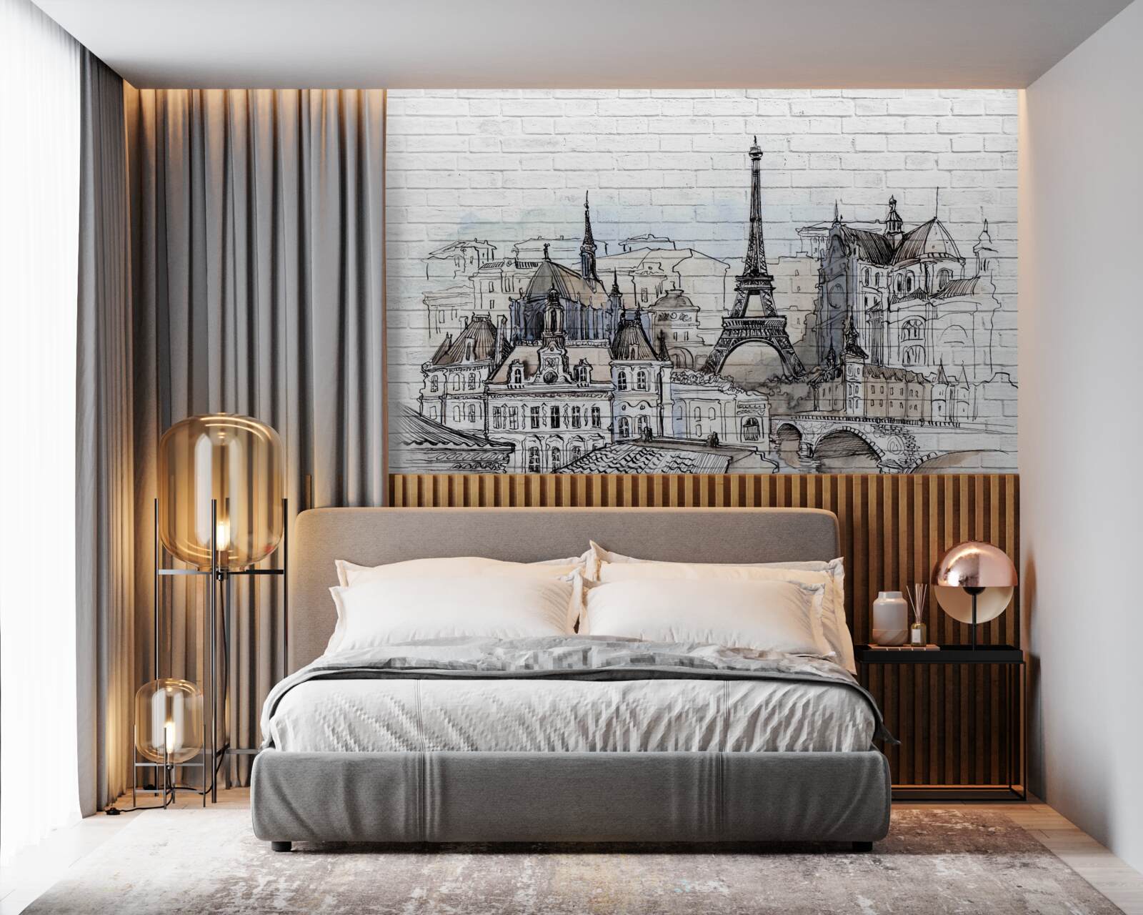 Fototapeta mesto z tehál