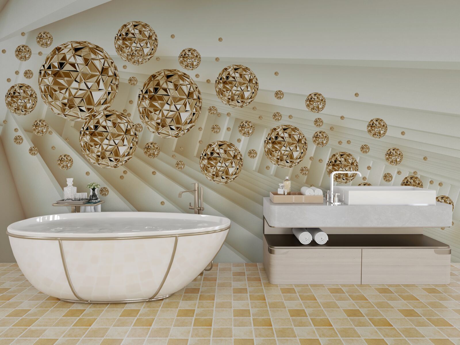 Fototapeta zlaté gule