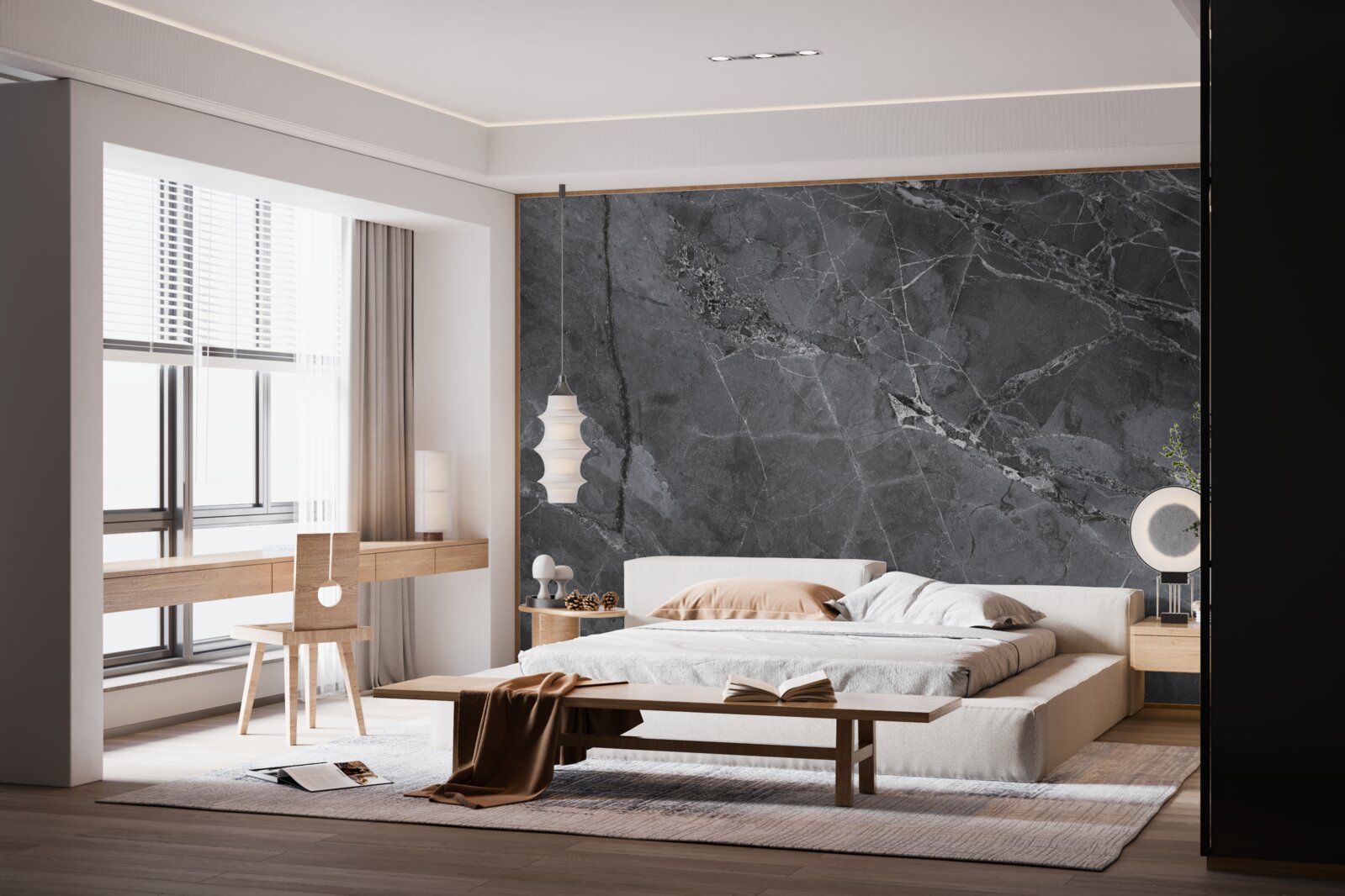 Fototapeta tmavý mramor