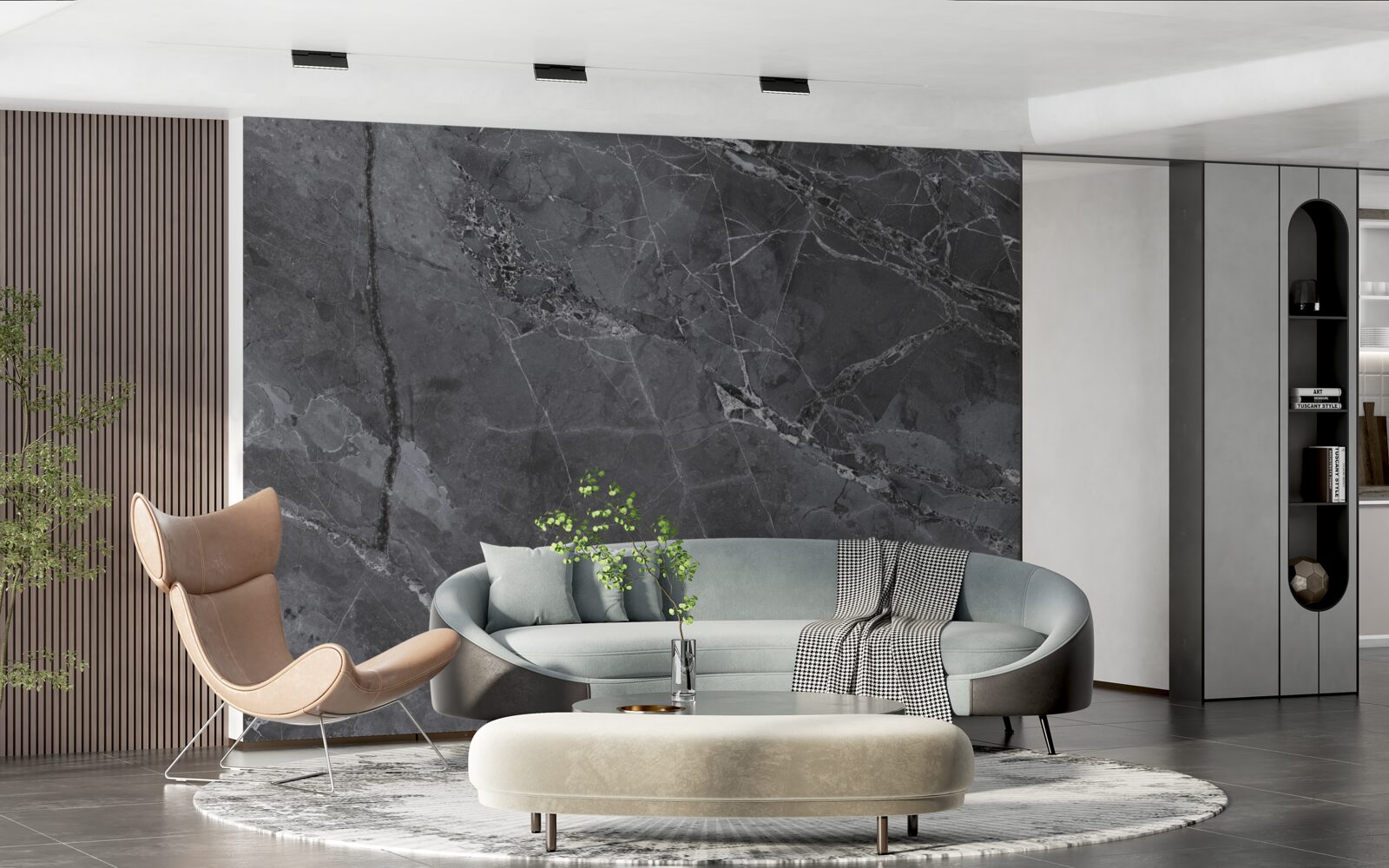 Fototapeta tmavý mramor