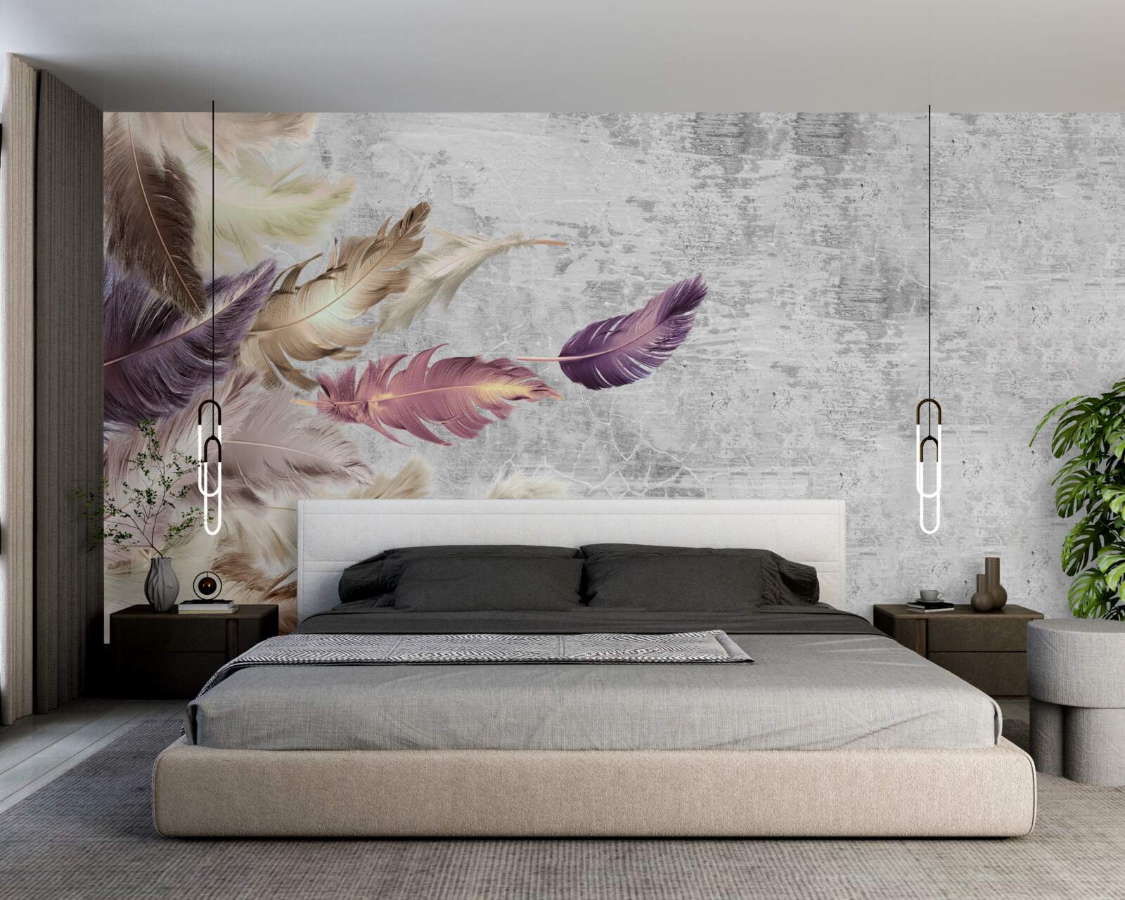 Fototapeta pierková tapeta