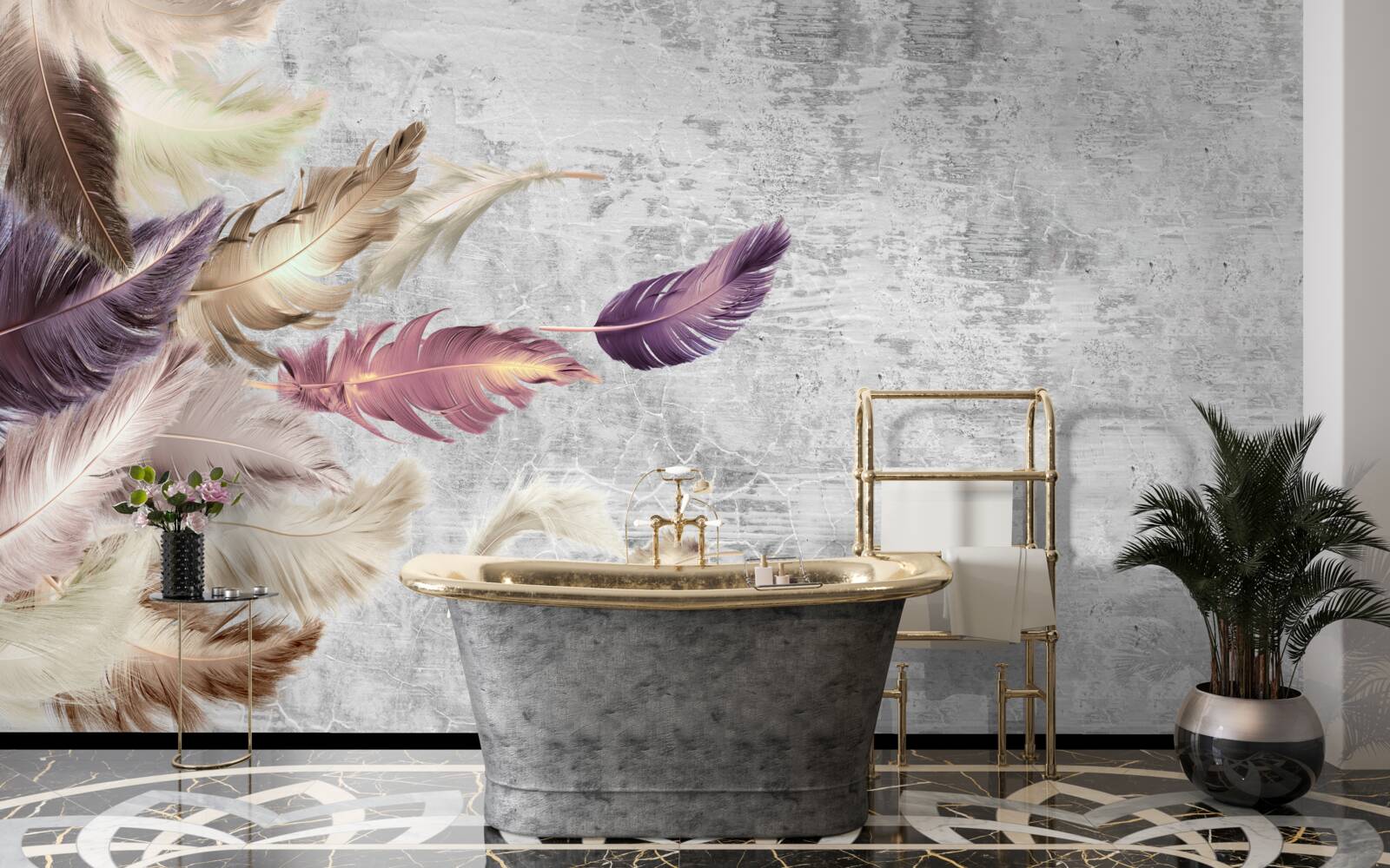 Fototapeta pierková tapeta