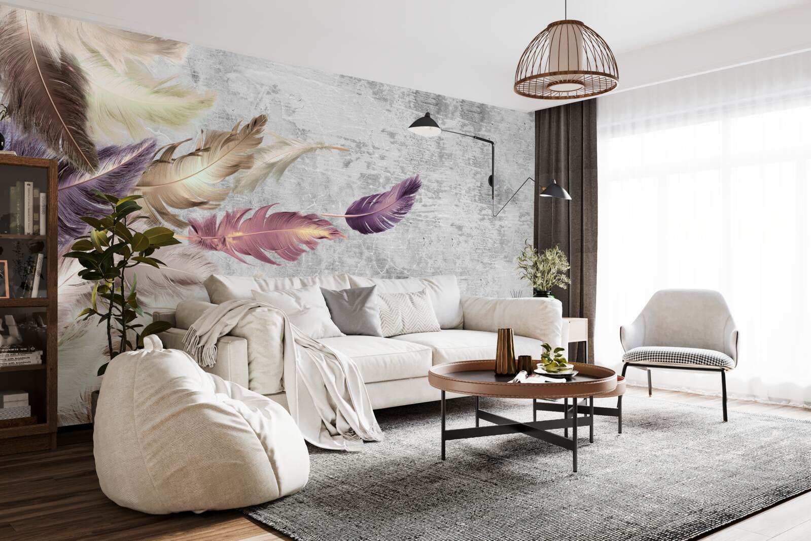 Photo wallpaper Perie