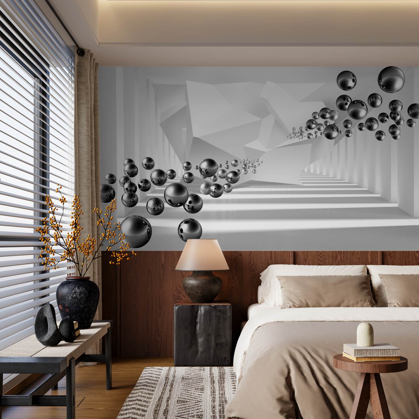 Fototapeta kovové gule