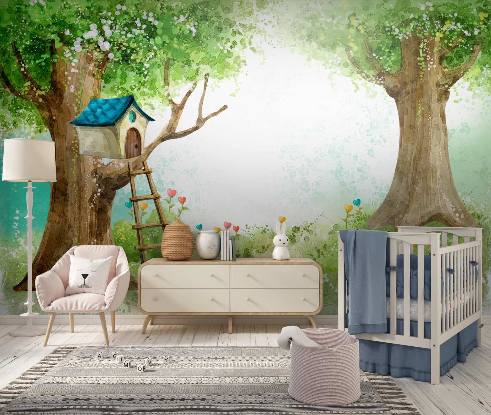 Fototapeta hypnotizujúci les