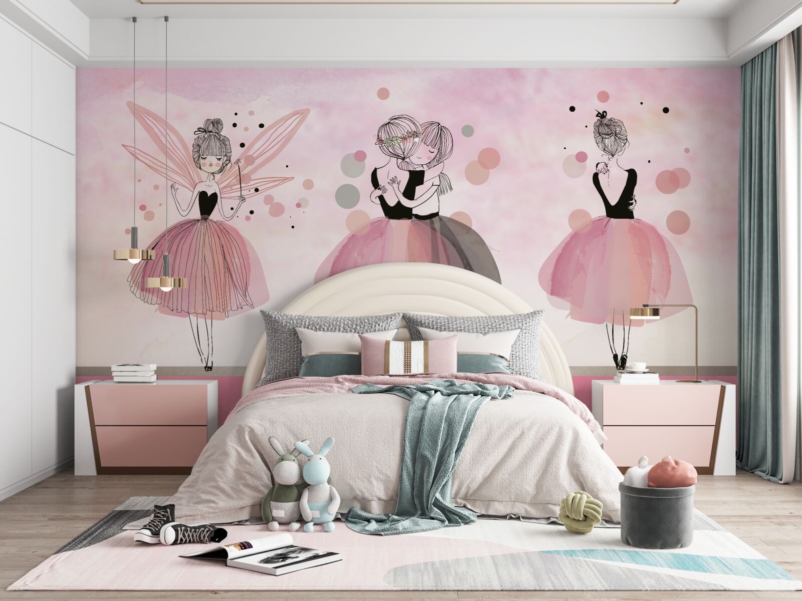 Fototapeta ružové šaty a oblečenie