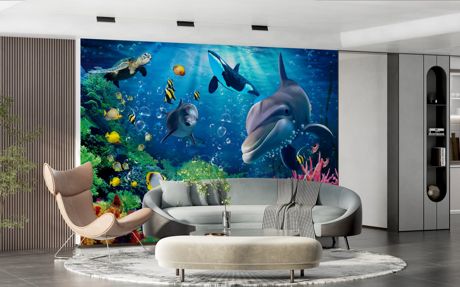 Fototapeta nádherné hlbiny podmorského kráľovstva