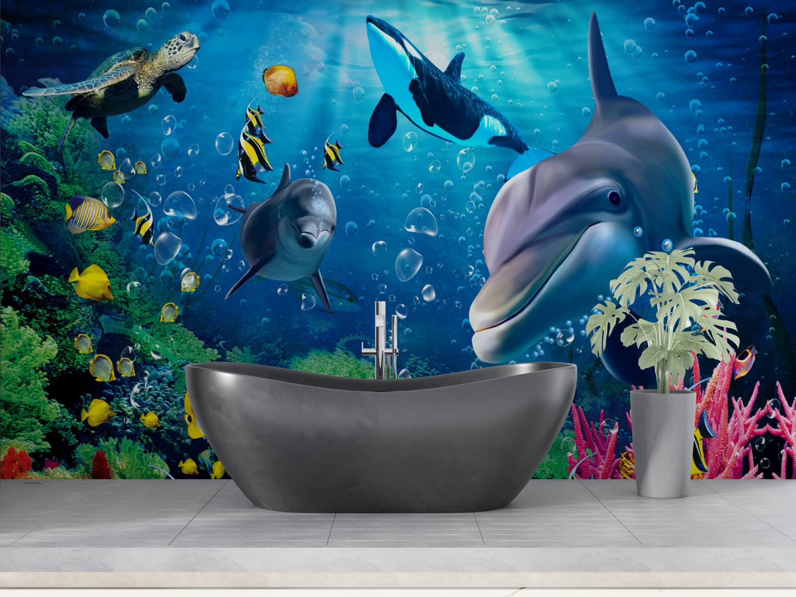 Fototapeta nádherné hlbiny podmorského kráľovstva