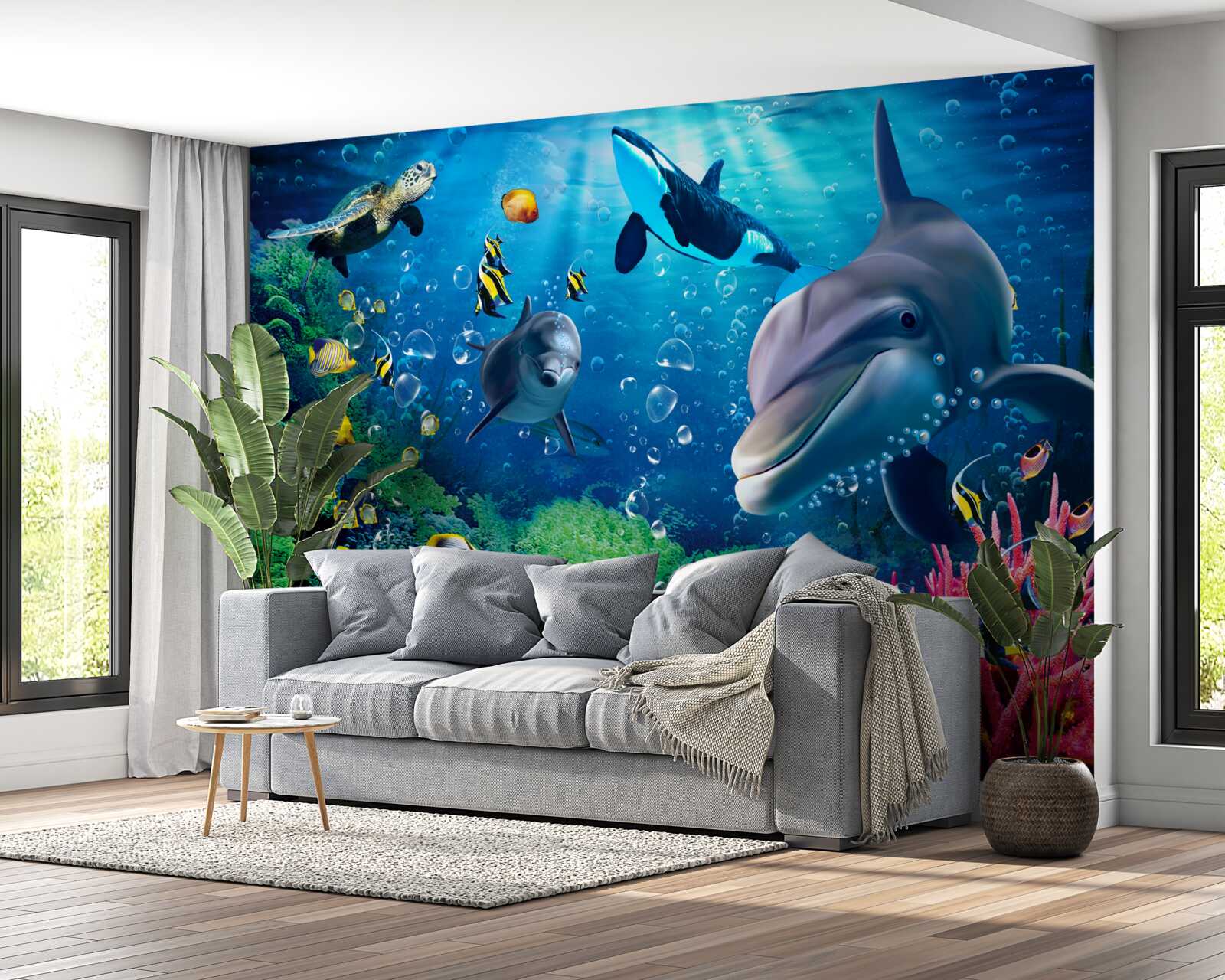 Fototapeta nádherné hlbiny podmorského kráľovstva