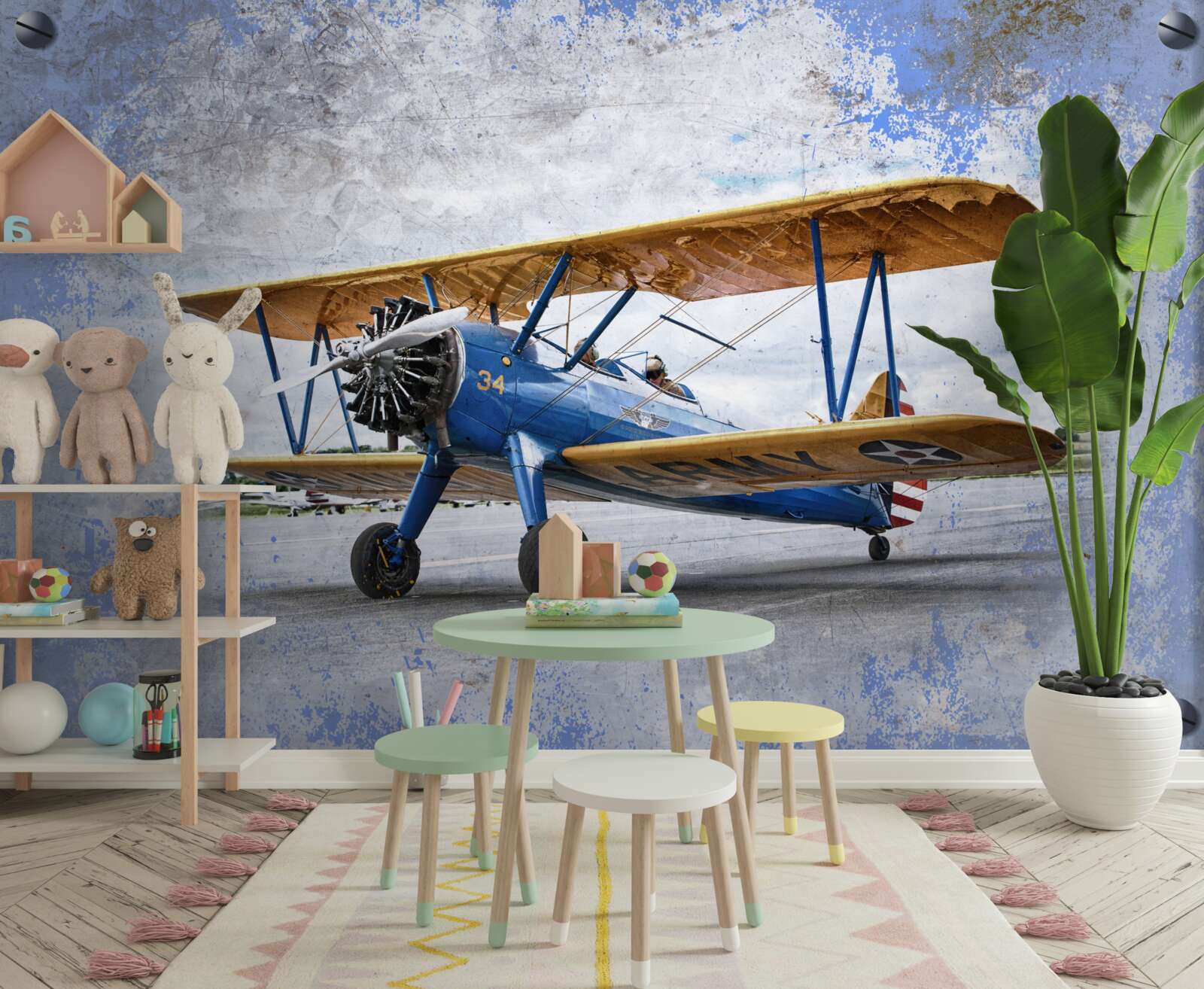 Fototapeta lietadlo, lietadlo a dvojplošník