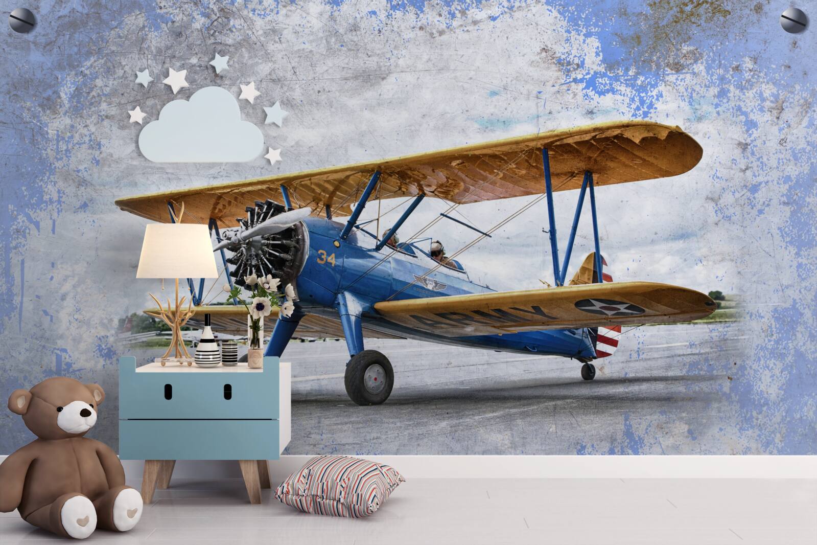 Fototapeta lietadlo, lietadlo a dvojplošník