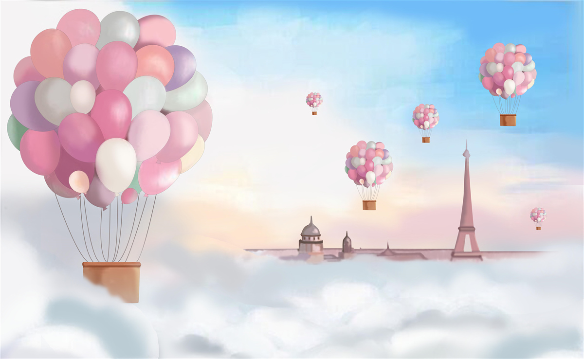 Fototapeta ružová a chodbová