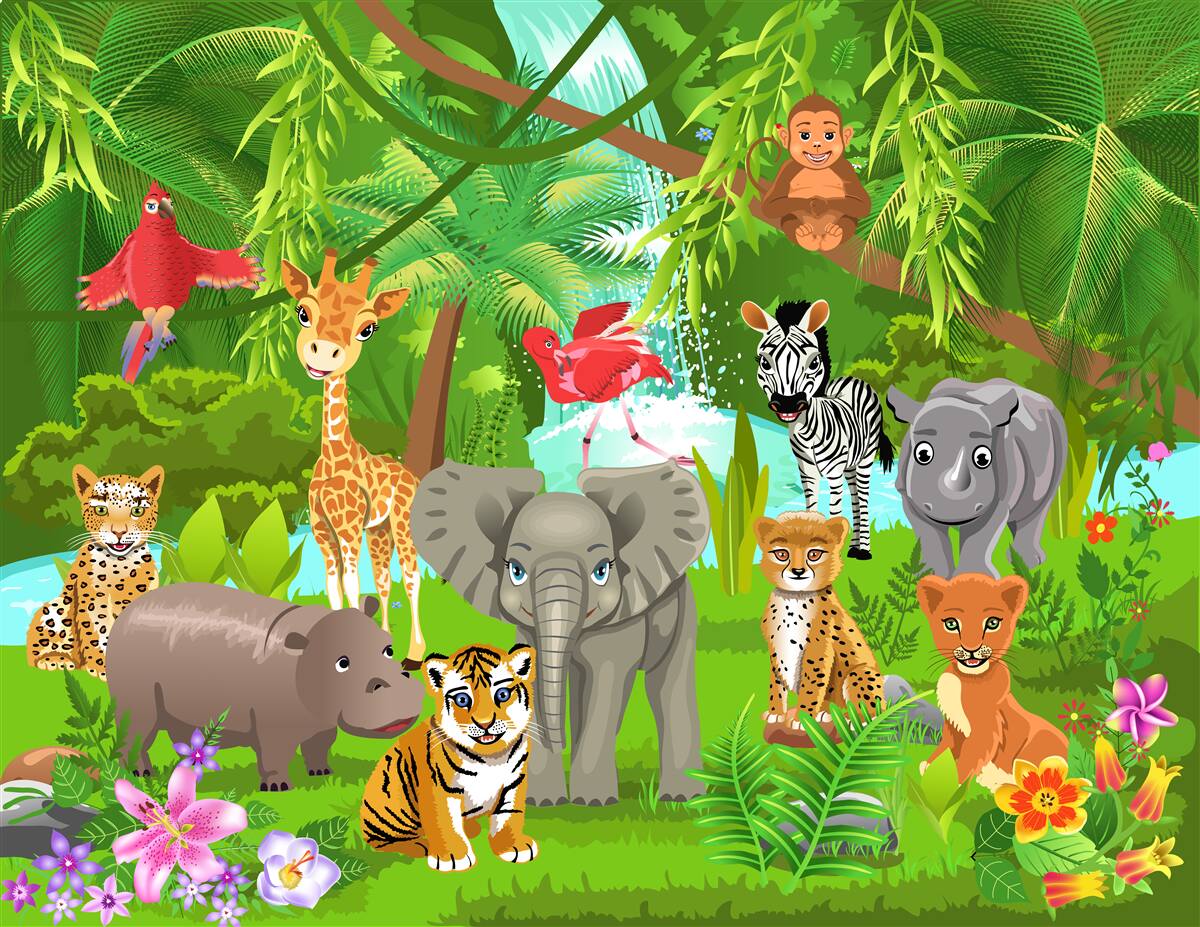 Fototapeta stvorenie v buši