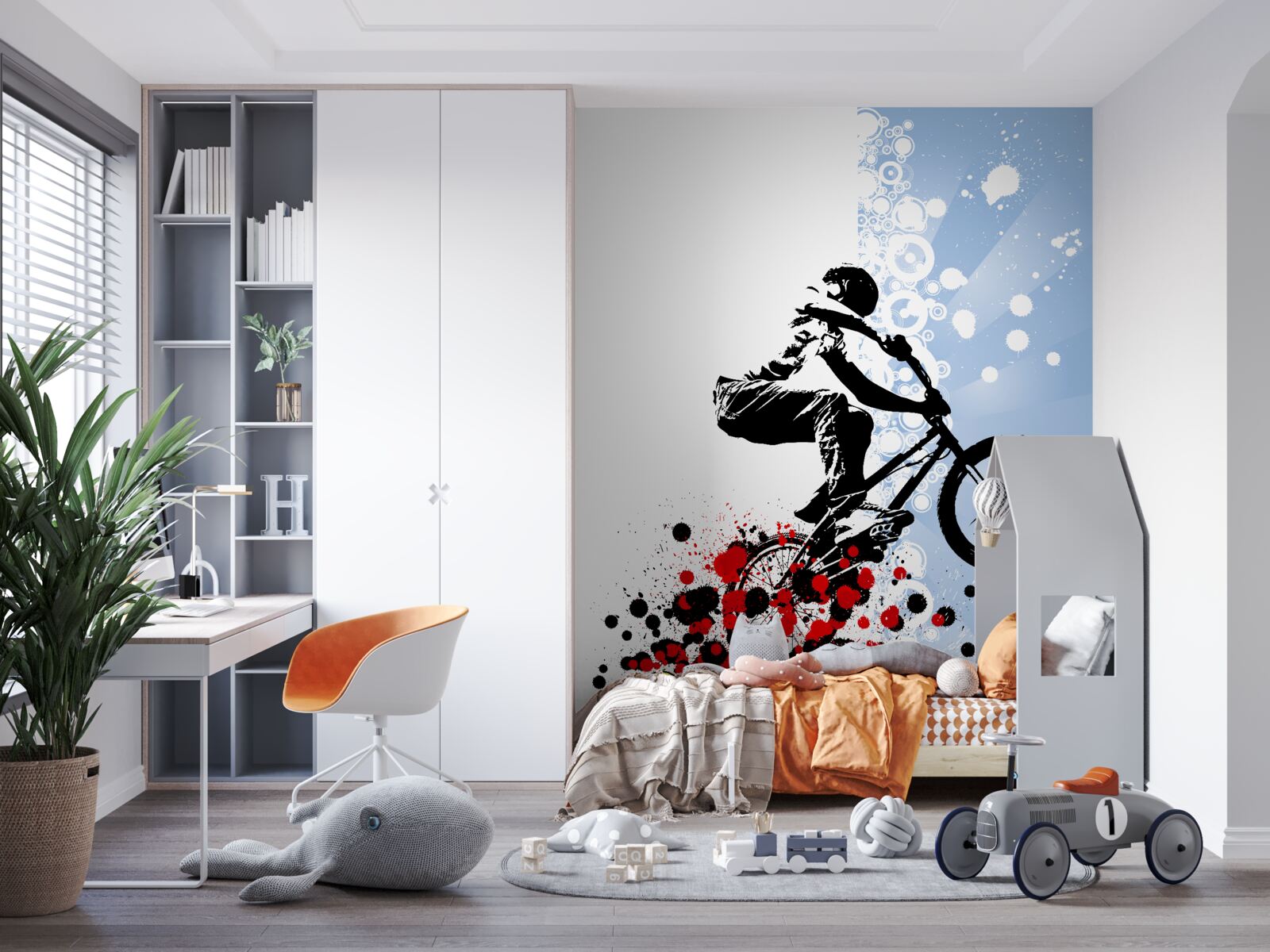 Fototapeta bicyklovanie