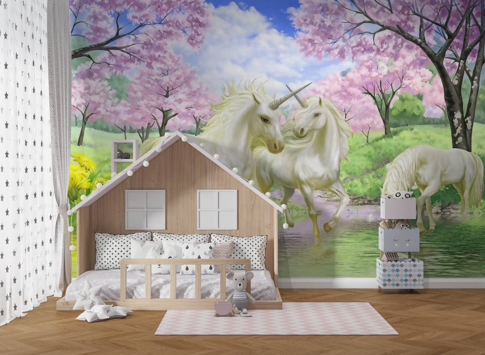 Fototapeta flóra, kone a púčik