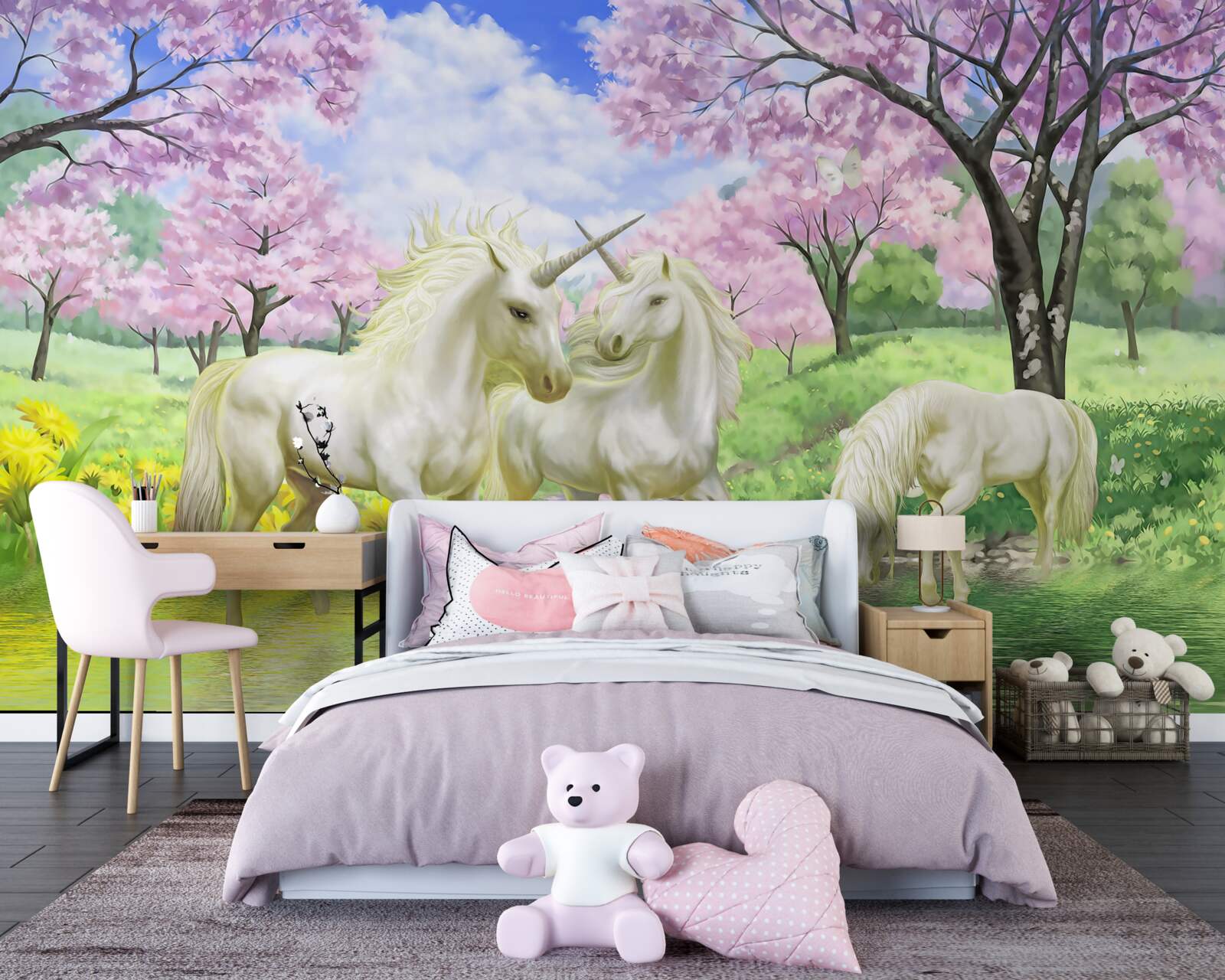 Fototapeta flóra, kone a púčik