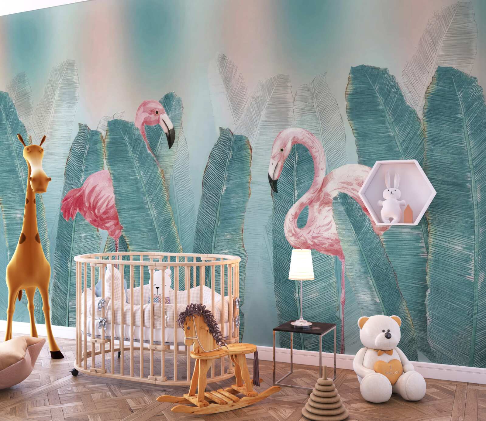 Fototapeta ružový plameniak