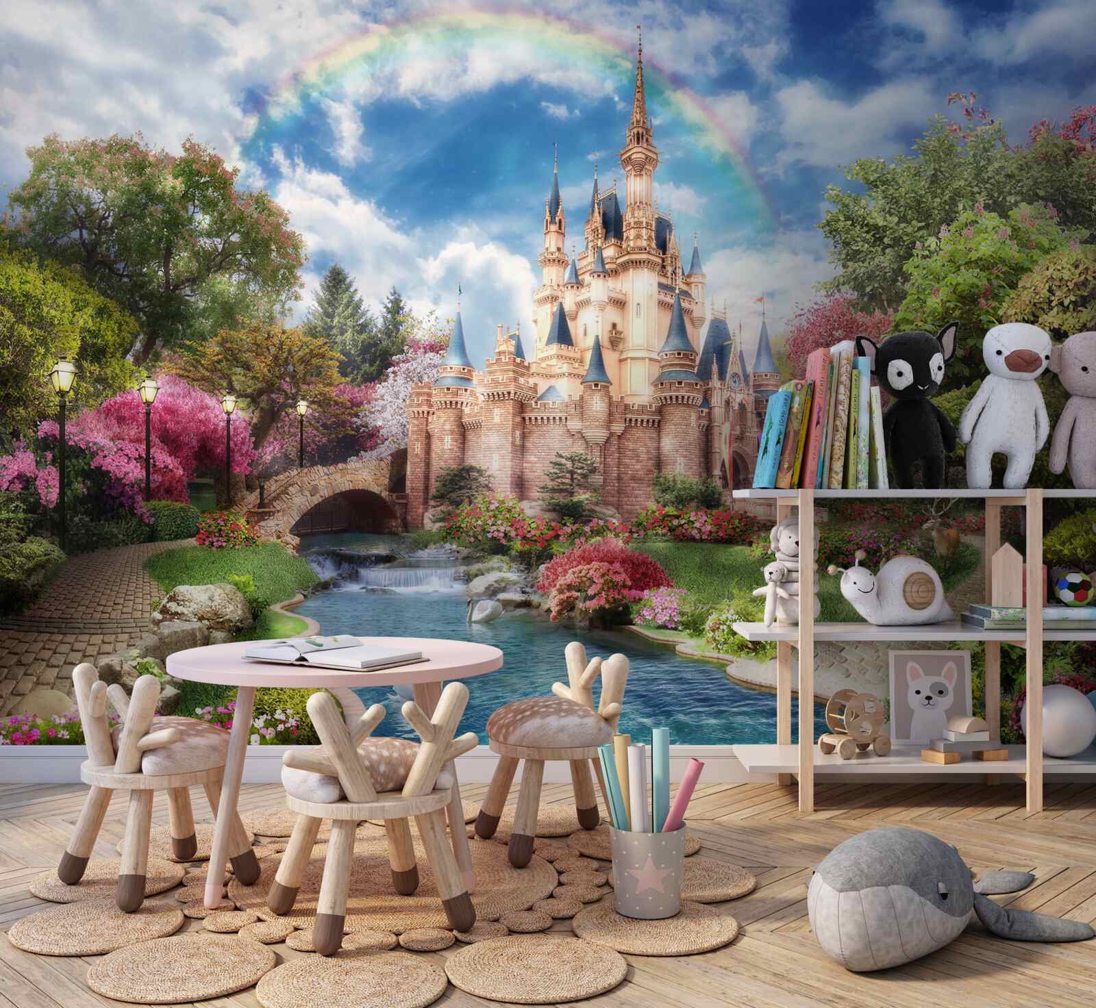 Fototapeta záhradný zámok