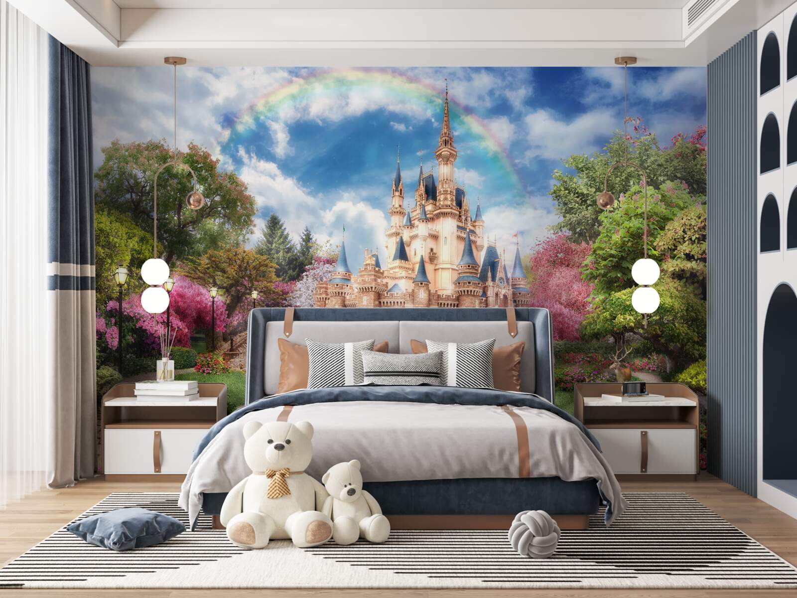 Fototapeta záhradný zámok