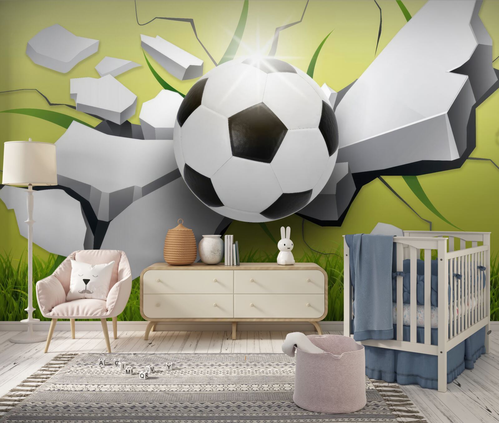 Fototapeta šťastný zasiahnutie lopty