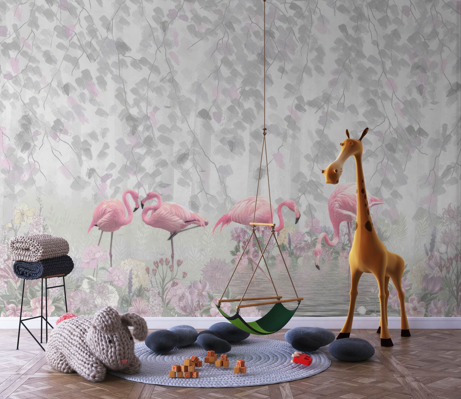 Fototapeta ružový plameniak