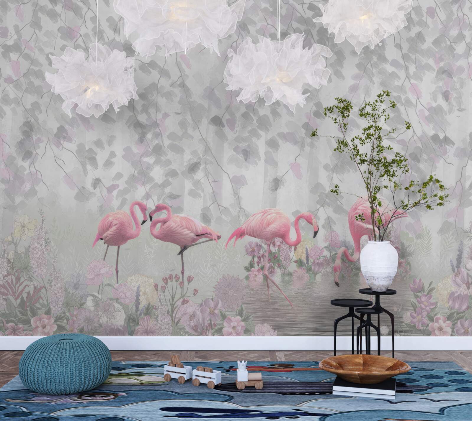 Fototapeta ružový plameniak