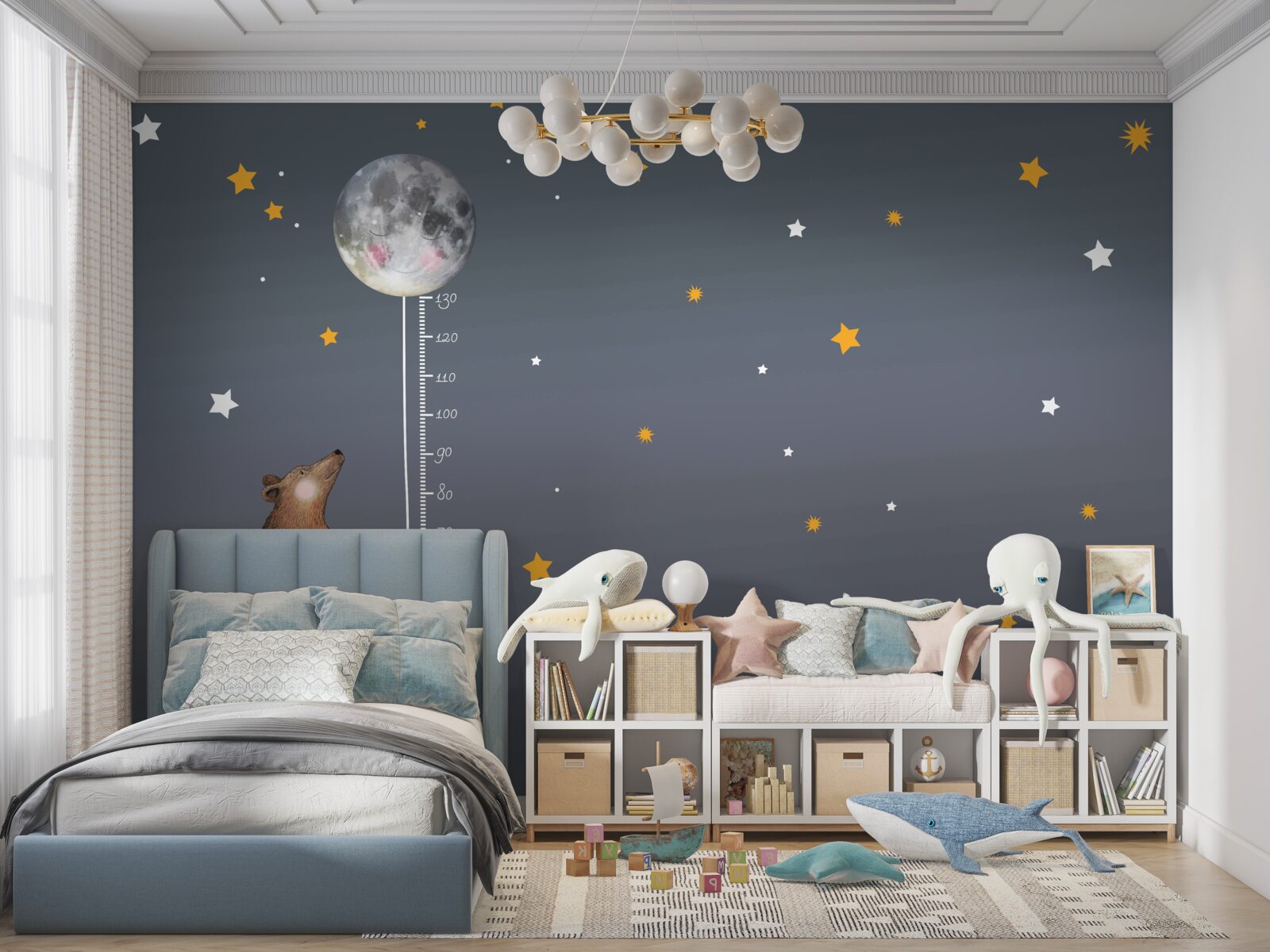 Fototapeta nebeský priestor posiaty hviezdami