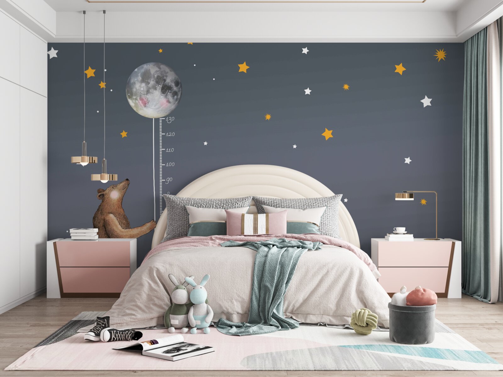 Fototapeta nebeský priestor posiaty hviezdami