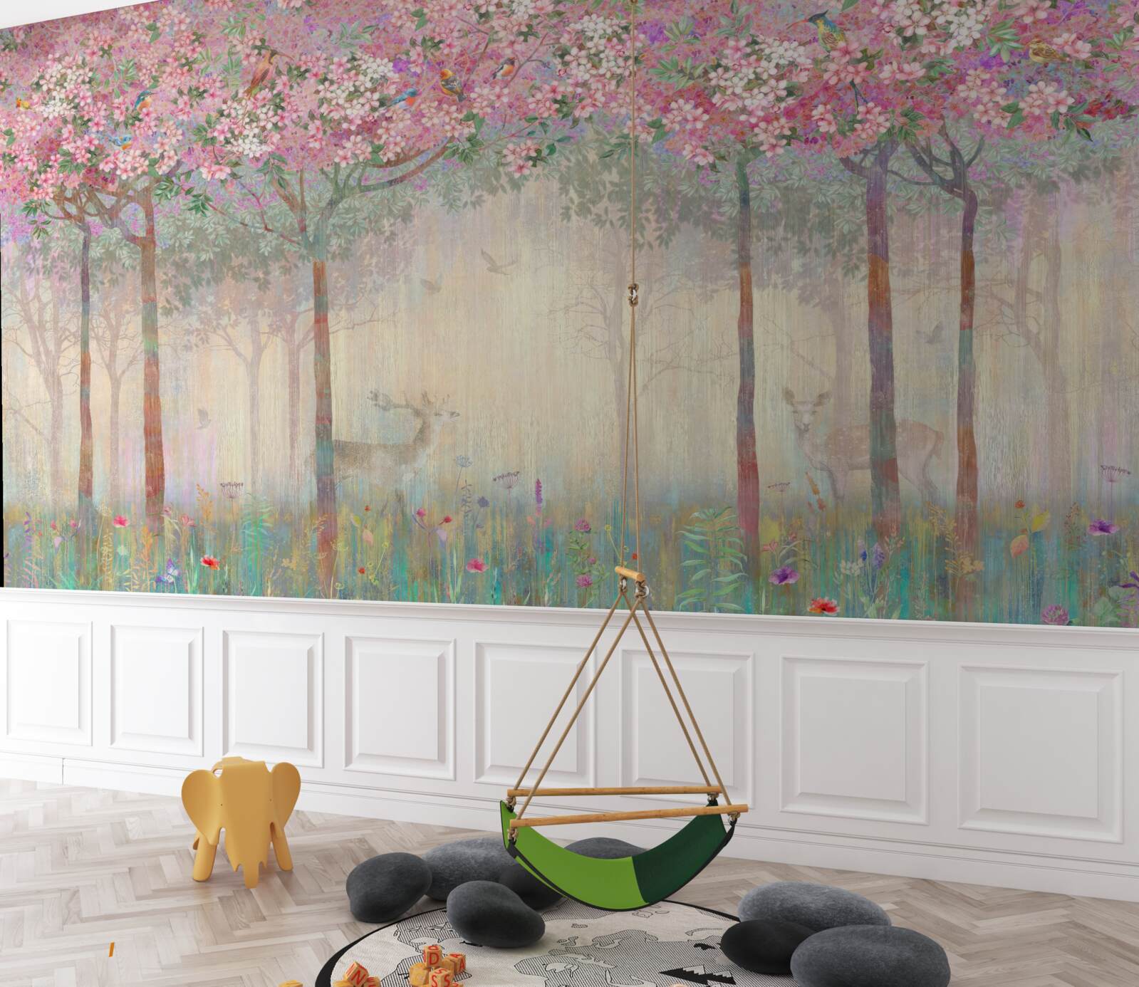 Fototapeta hala a strom