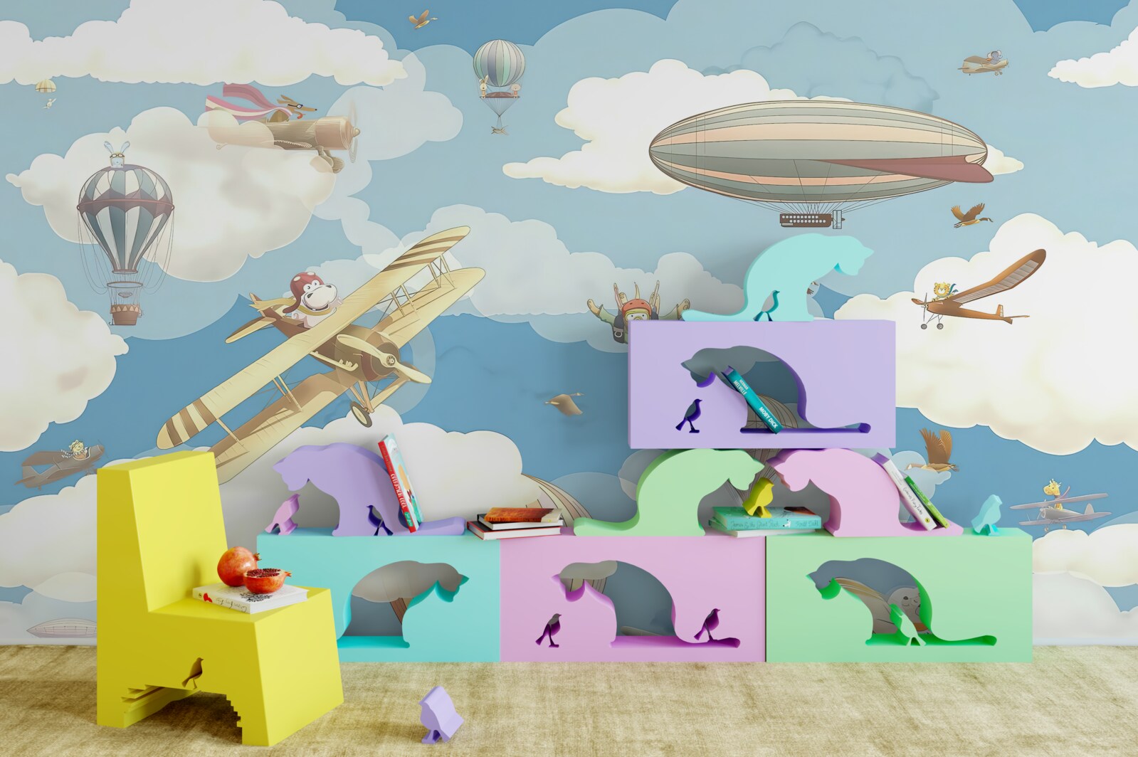 Fototapeta hala a stena