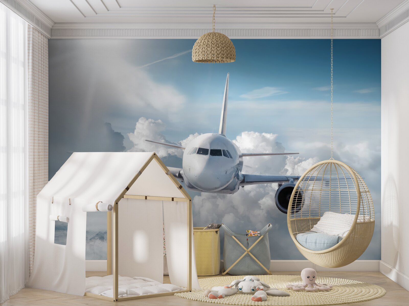 Fototapeta osobné lietadlá, letecká doprava a letecká technika