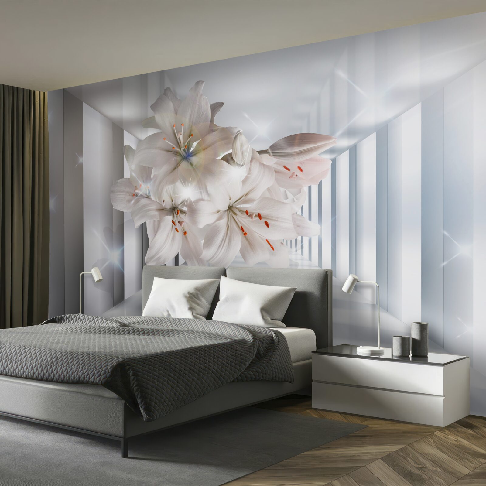 Fototapeta na chodbe rastú ľalie