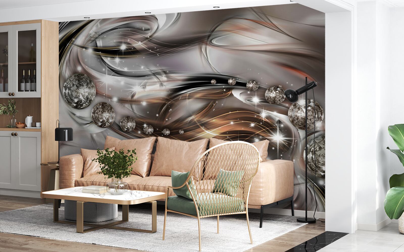 Fototapeta lesk a lesk drahých kameňov