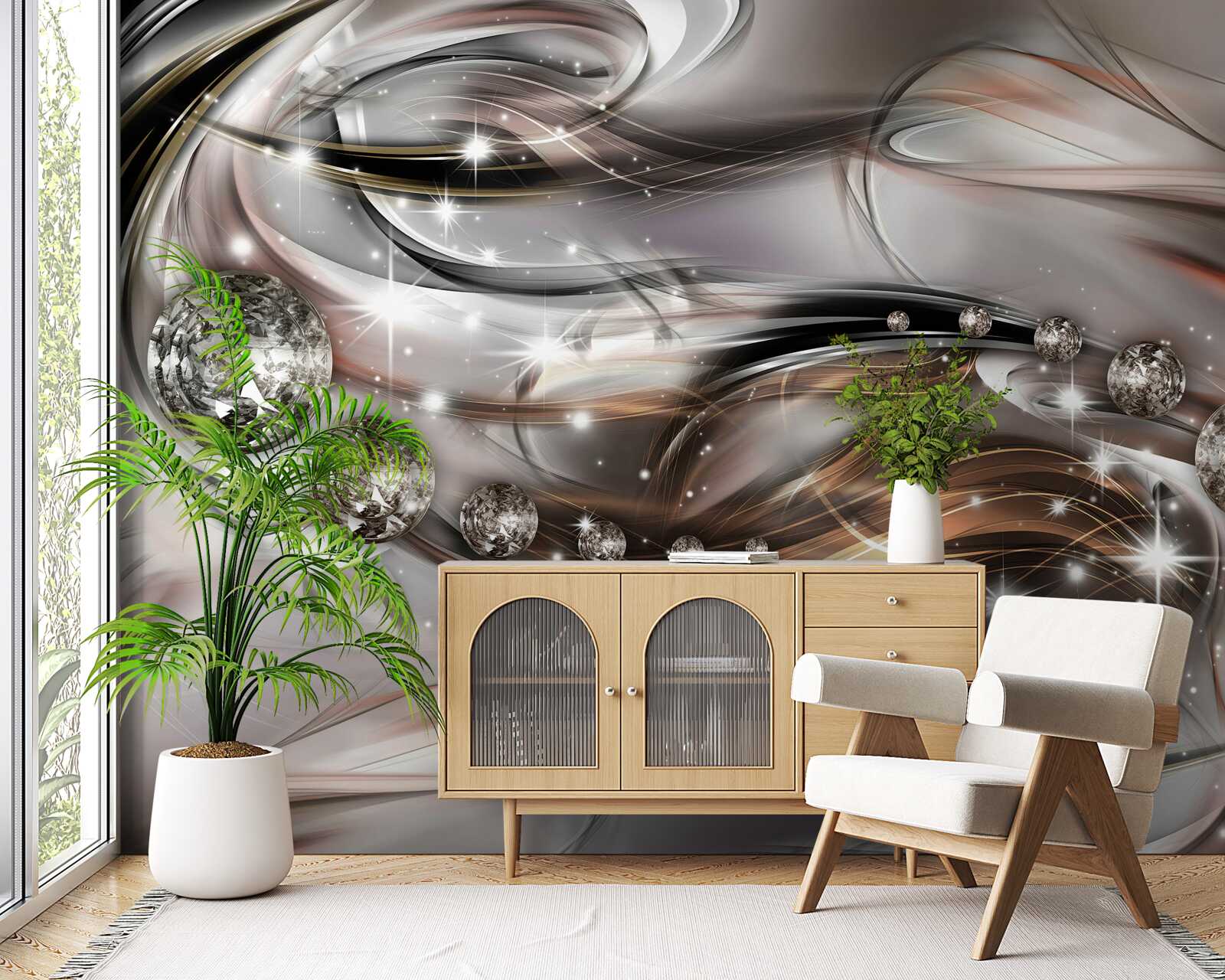 Fototapeta lesk a lesk drahých kameňov