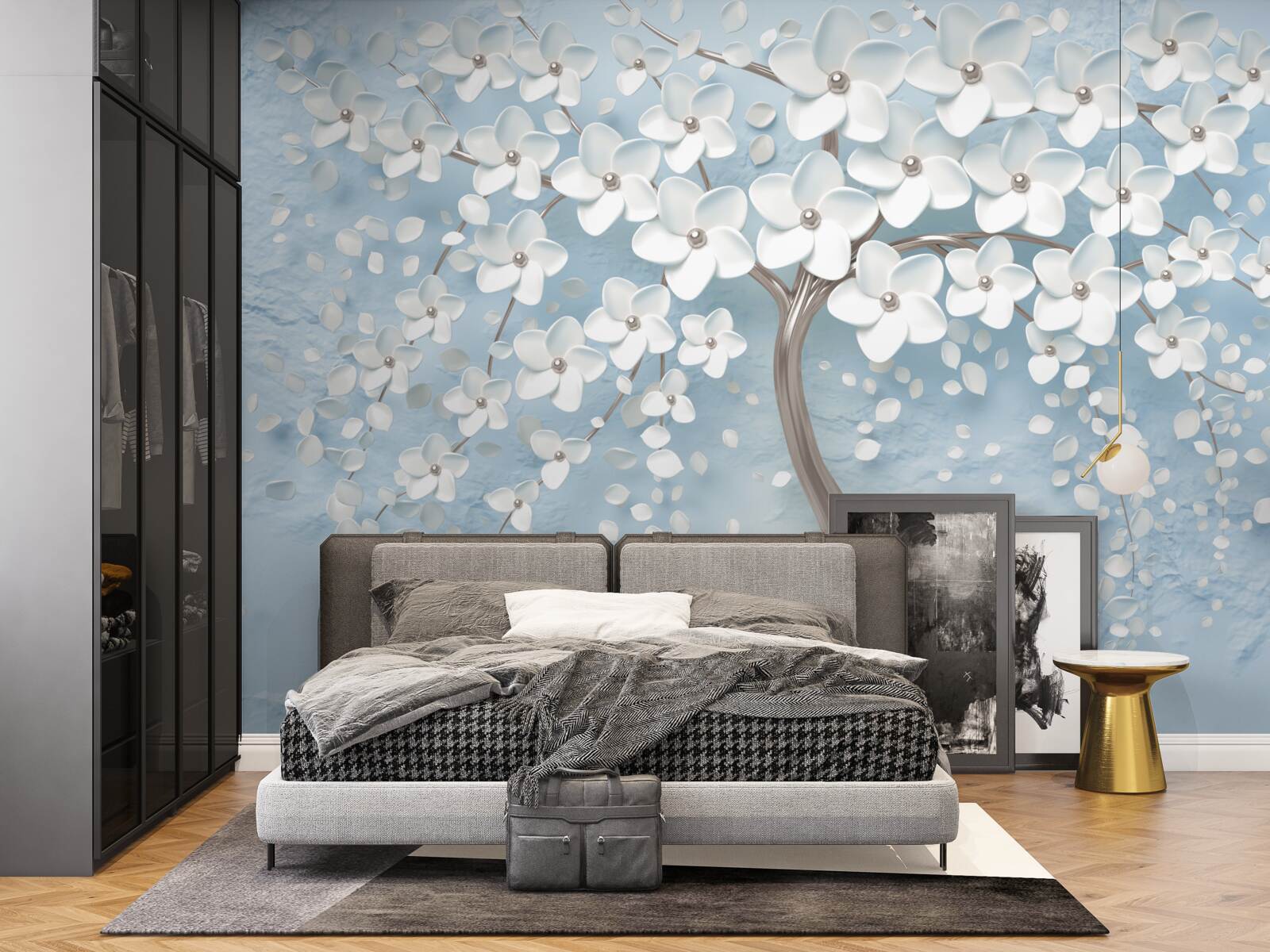 Fototapeta proti modrej oblohe je strom