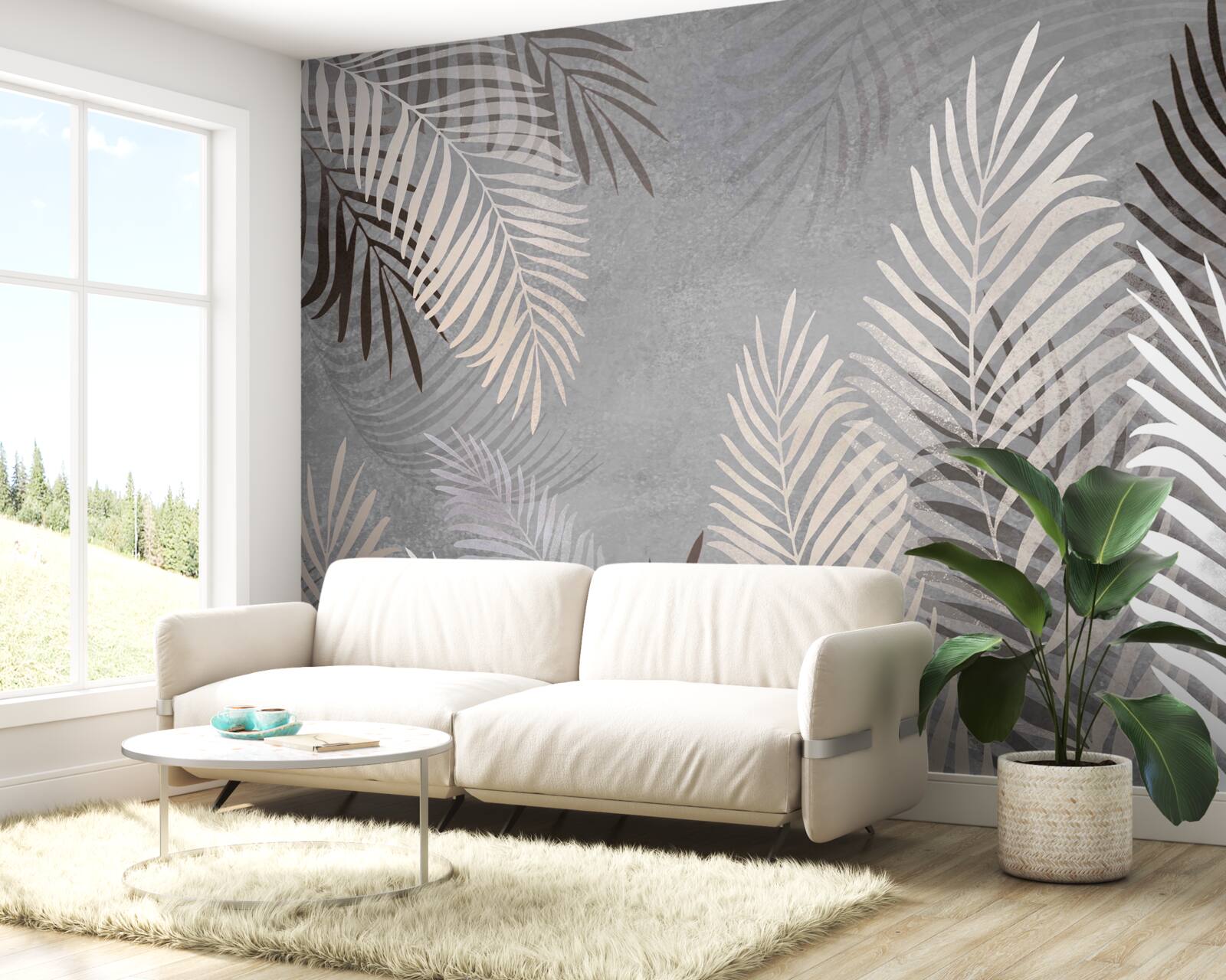 Fototapeta mäkké exotické listy