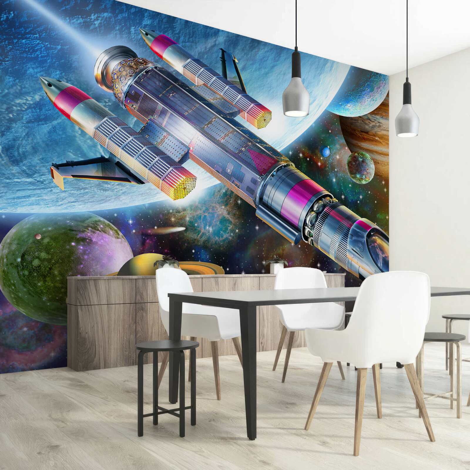 Fototapeta Vesmírne prostredie, vesmír a satelit