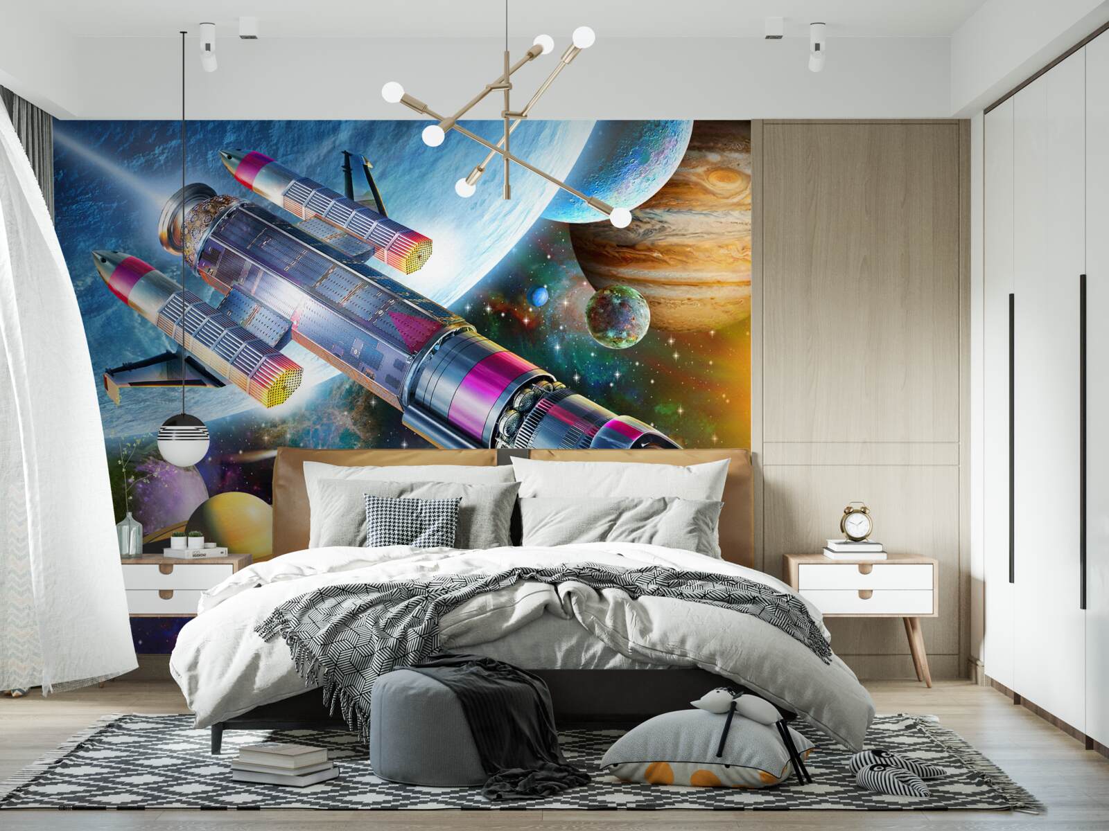 Fototapeta Vesmírne prostredie, vesmír a satelit