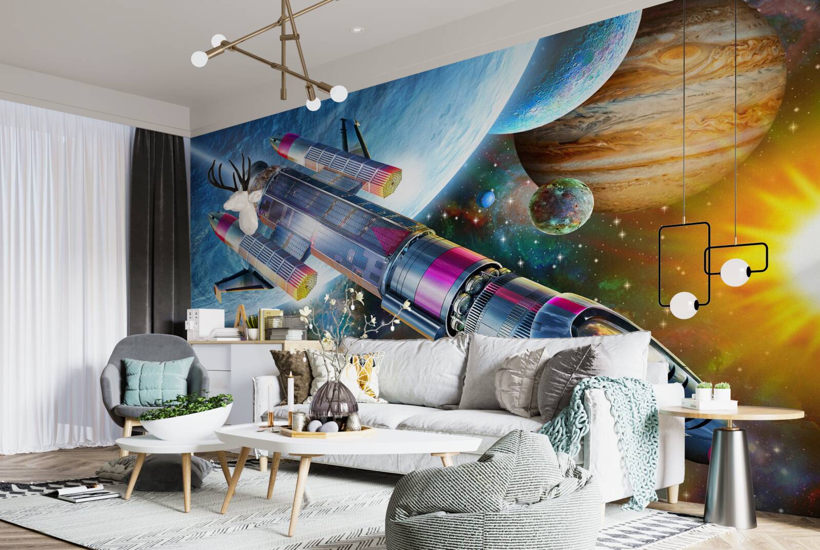 Fototapeta Vesmírne prostredie, vesmír a satelit