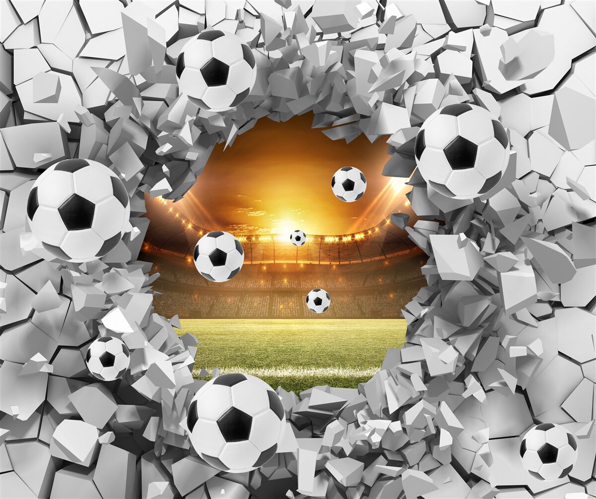 Fototapeta 3D gule a kontajner