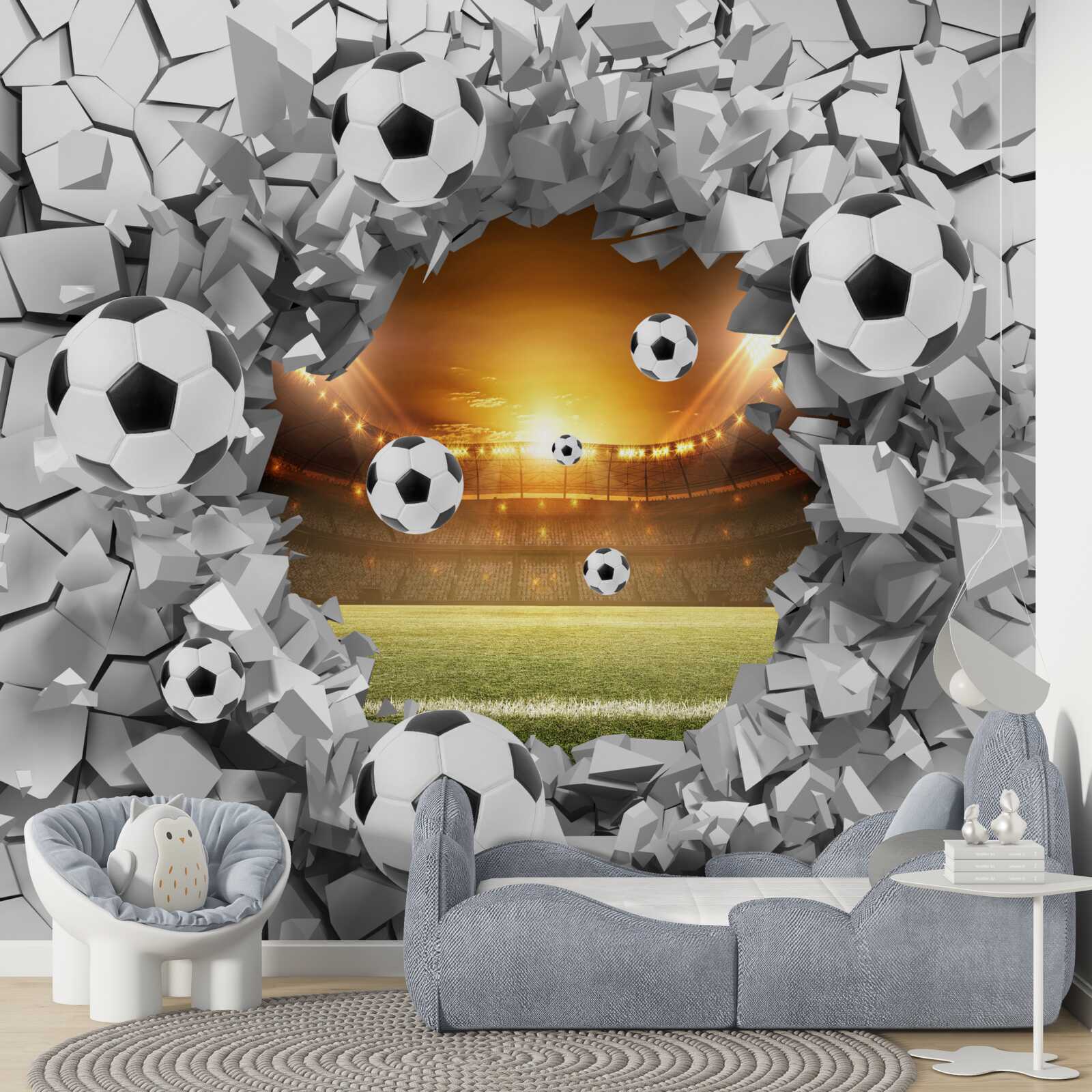 Fototapeta 3D gule a kontajner