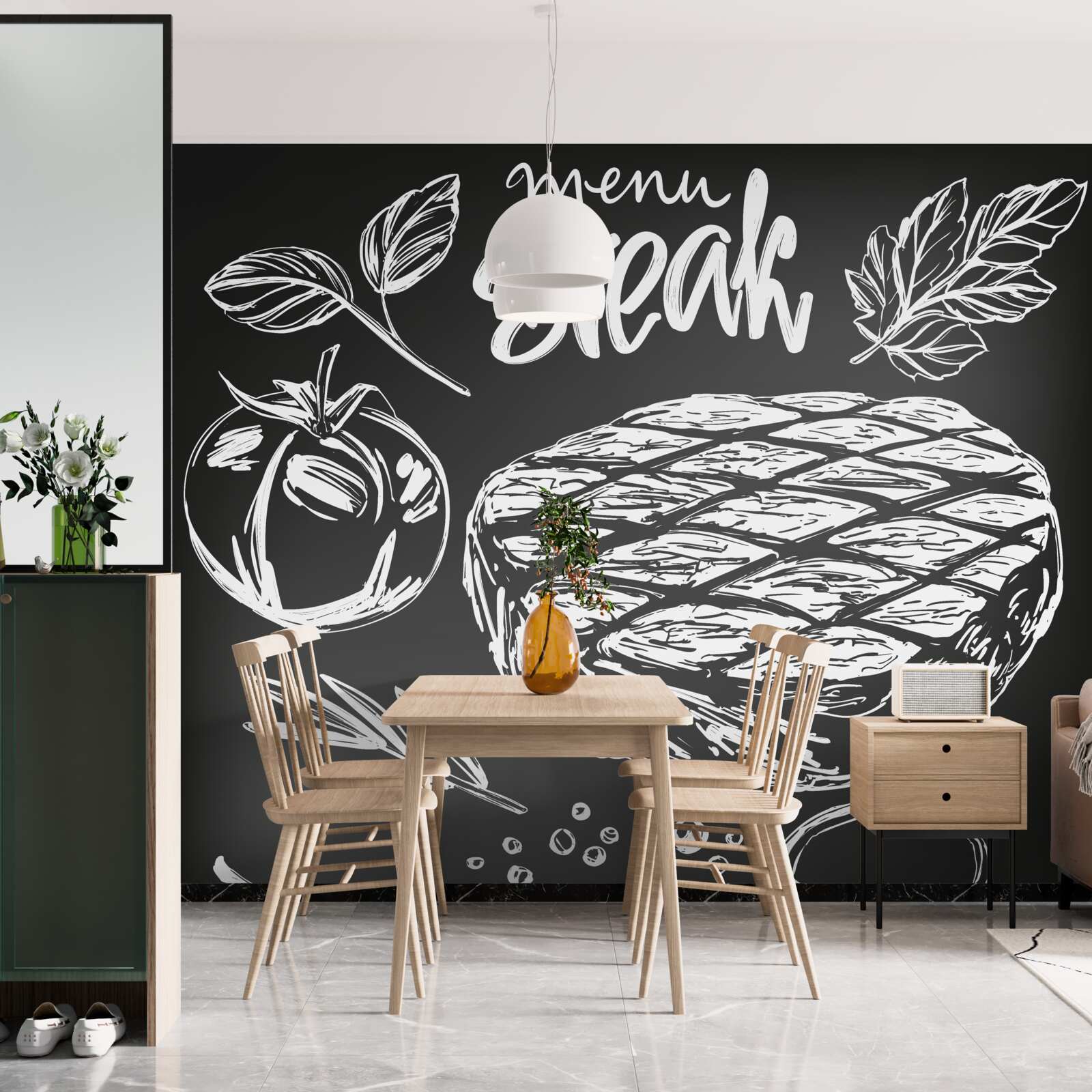 Fototapeta steak s korením