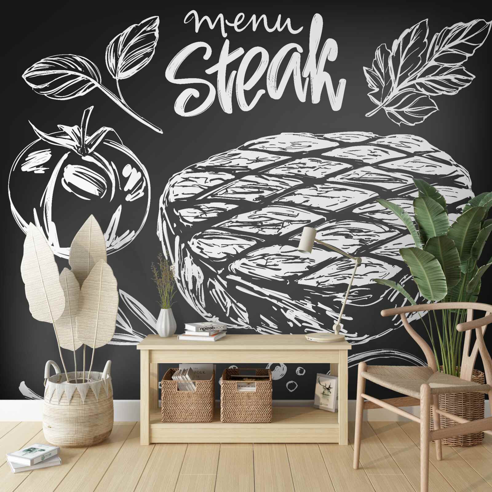 Fototapeta steak s korením