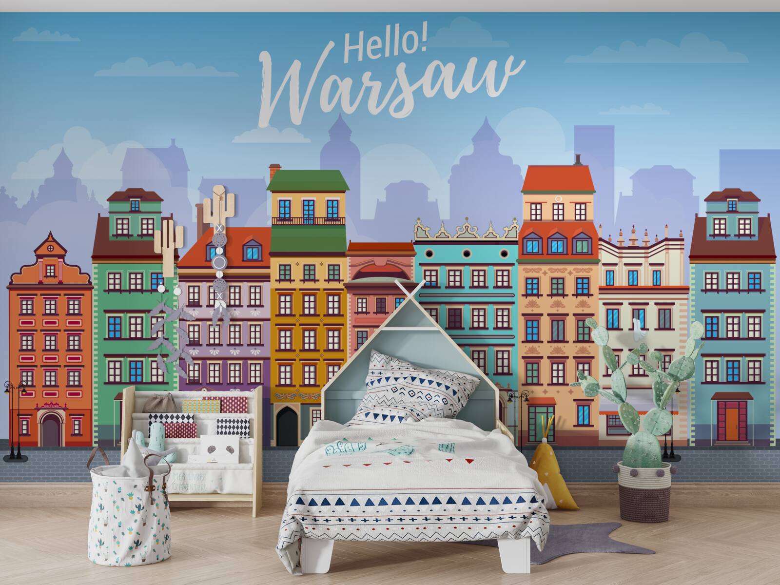 Fototapeta svetlé budovy vo Varšave