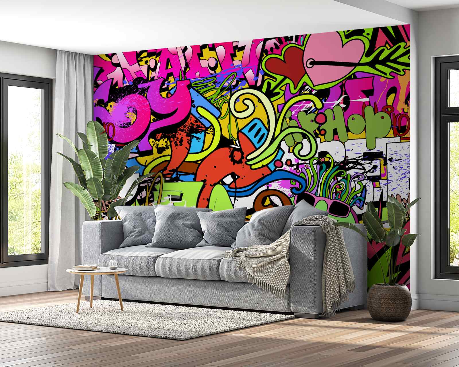 Fototapeta graffiti na uliciach