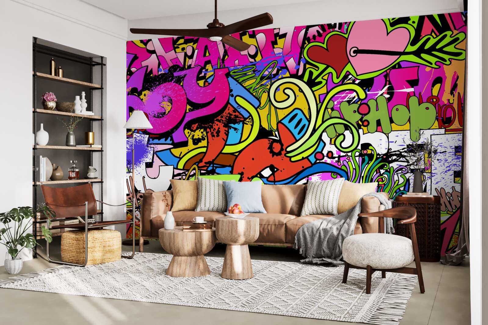 Fototapeta graffiti na uliciach